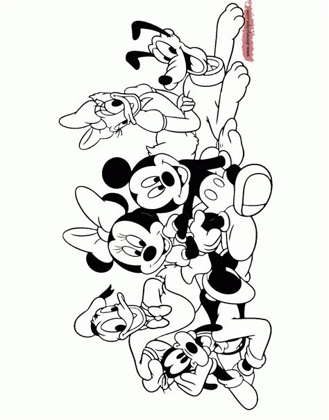 Baby Mickey And Friends Coloring Pages at GetColorings.com | Free printable colorings pages to ...