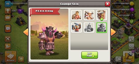 [Misc] They added the Pekka King skin in for 1500 gems, not sure if it ...