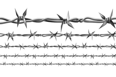 Barbed Wire of Fence Seamless Pattern Graphic by pikepicture · Creative ...