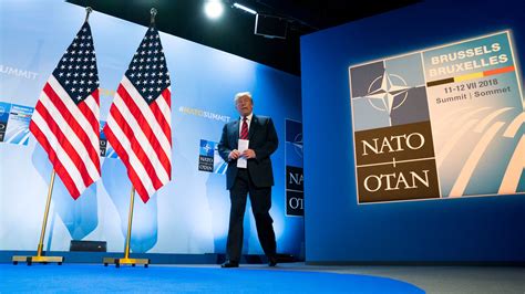 NATO Summit Live Updates: Trump Calls U.S. Ties to NATO ‘Very Strong’ - The New York Times