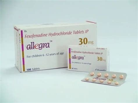 30 mg Medicine Grade Allegra Tablet, Packaging Type: Strips at best price in Nagpur