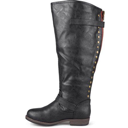 Women's Extra Wide Calf Knee-high Studded Riding Boots - Walmart.com | Riding boots, Horse ...