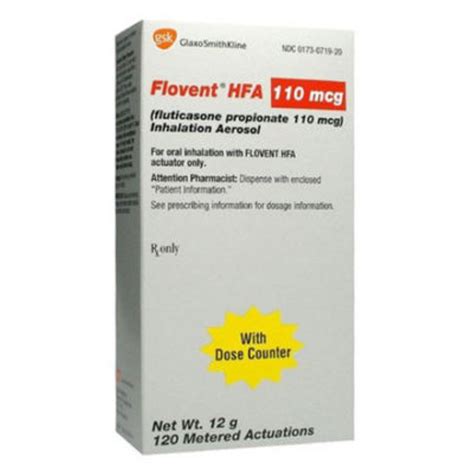 Flovent HFA 110MCG Inhaler for Pet Asthma & Allergy Relief