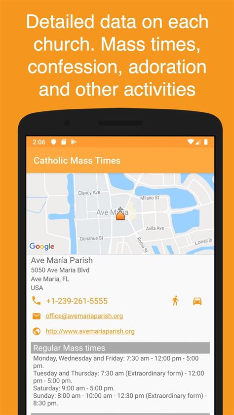 Catholic Mass Times for Android - Download