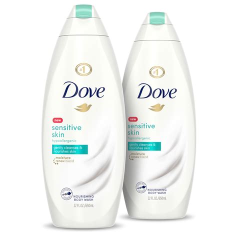 Dove Sensitive Skin Body Wash Sensitive Skin 22 oz 2 Count - Walmart.com - Walmart.com