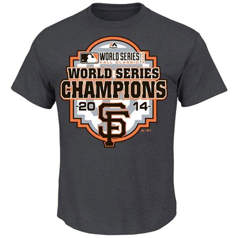 San Francisco Giants 2014 World Series Champions Check Swing T-Shirt ...