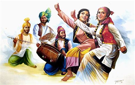 Bhangra Dancers from Punjab | Bhangra dance, Happy baisakhi, Indian ...