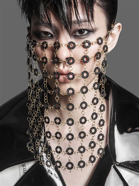 black plastic fashion mask - Google Search