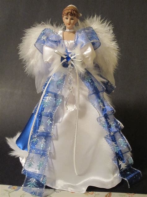 LARGE Remade Victorian Angel Tree Topper, Angel Tree topper,Christmas ...