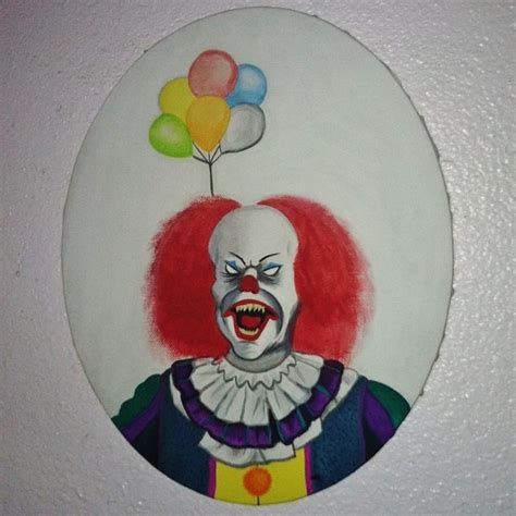 Pennywise with Balloons Painting by LobsterRapist on DeviantArt