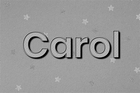 Carol name polka dot lettering | Free Photo - rawpixel