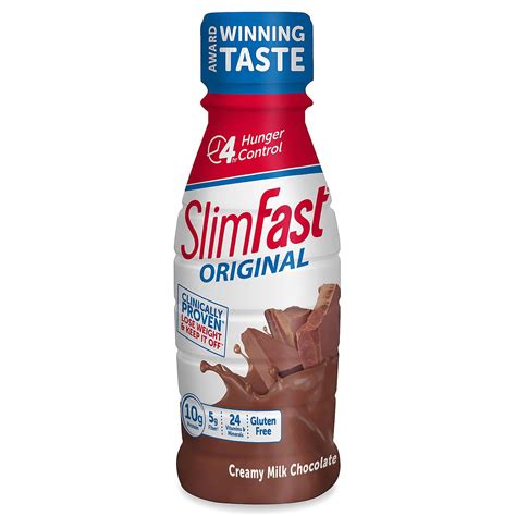 Buy SlimFast Original Creamy Milk Chocolate Ready to Drink Meal Replacement Shakes (11 fl. oz ...