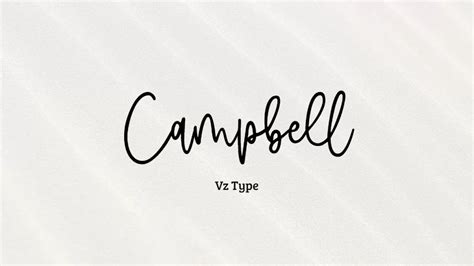 Campbell Font Download - Fontsbear