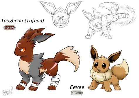 Eevee's fighting evolution(Tougheon) by Edimay on DeviantArt | Pokemon art, Eevee, Fairy tail art