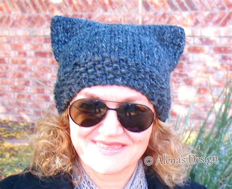 CAT HAT FREE KNITTING PATTERN - Alena's Design