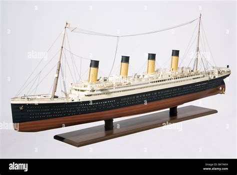 RMS Titanic, a passenger ship of the White Star Line A highly Stock ...