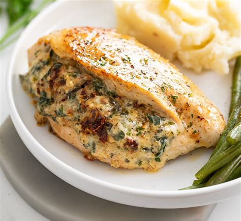 Stuffed Chicken Breast - The Cozy Cook