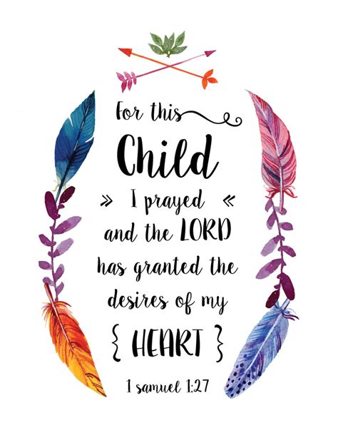 For This Child I Prayed – 1 Samuel 1:27 – Seeds of Faith