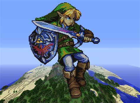 Zelda Pixel Art Minecraft Map - vrogue.co
