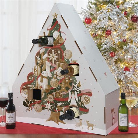 Wine Advent Calendar Shaped Like a Christmas Tree | POPSUGAR Food