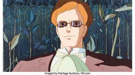 Castle in the Sky Colonel Muska Production Cel Setup Studio Ghibli ...