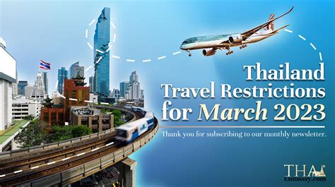 Thailand Travel Restrictions for March 2023 | ThaiEmbassy.com