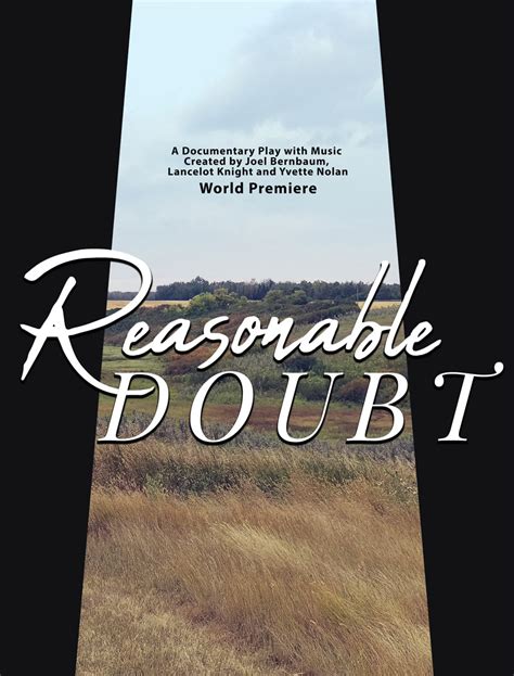 Reasonable Doubt - Persephone Theatre