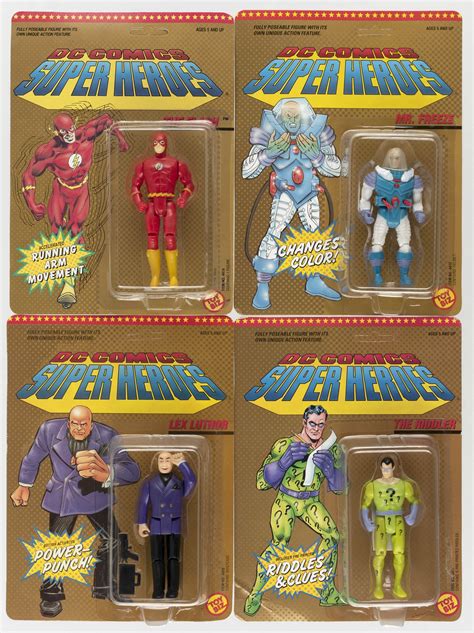 Hake's - TOY BIZ DC SUPER HEROES LOT OF SIX ACTION FIGURES.