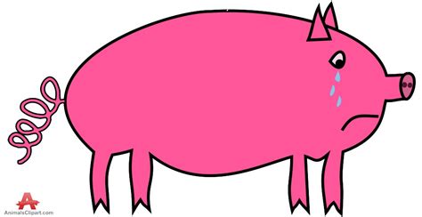 Sad Pig - ClipArt Best