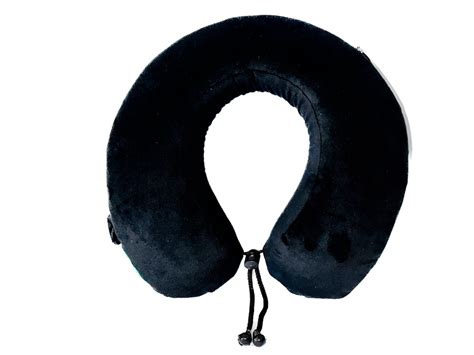 Black U Shape Memory Foam Travel Neck Pillow, Shape: Round at Rs 200/piece in Thane