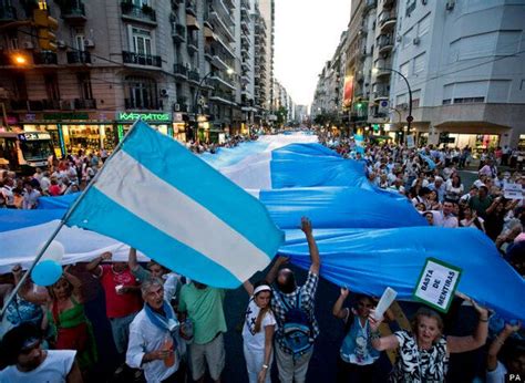 Argentina Protests: Up To 700,000 March In Frustration At President ...