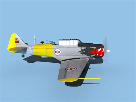 At-6 texan north american 3D model - TurboSquid 1489351