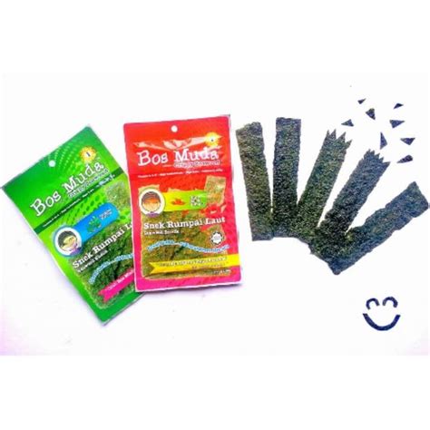 😋ERRRRMM SEDAPNYA😋 Bos Muda Crispy Seaweed 20gm | Shopee Malaysia