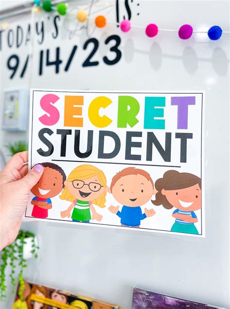 REFRESH YOUR CLASSROOM MANAGEMENT WITH SECRET STUDENT - Teach Create ...