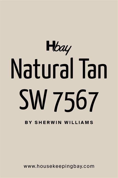 Natural Tan Paint Color SW-7567 By Sherwin Williams - Housekeepingbay