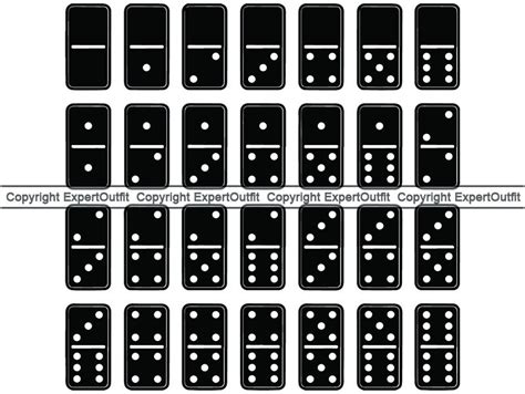 Dominoes Set 5 Pieces Game Strategy Player Club Competition Fun ...