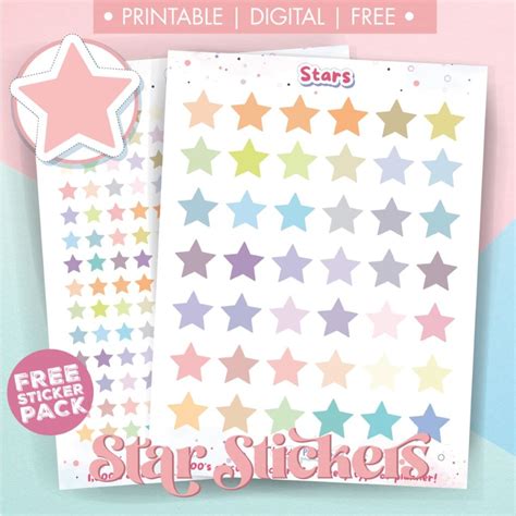 Free Printable Star Stickers - World of Printables