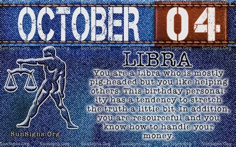 October 4 Zodiac Horoscope Birthday Personality - SunSigns.Org