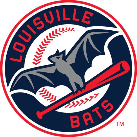 Louisville Bats Primary Logo (2016-Pres) - | Louisville bats, Sports logo, Bat