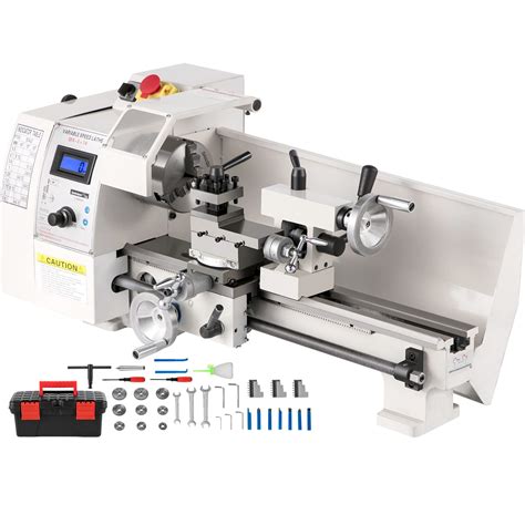 Buy VEVOR Mini Metal Lathe 8"x14", Mini Lathe Machine 2250 PRM Variable ...