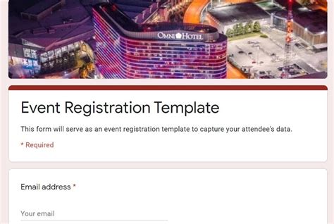 How-to: Free Event Registration Form (Google) - J.Shay Event Solutions