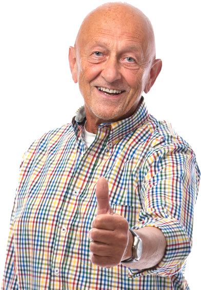 Old man thumbs up transparent - Download Free Png Images
