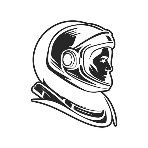 Elegant black and white astronaut logo. Ideal for a wide range of industries. 18841294 Vector ...