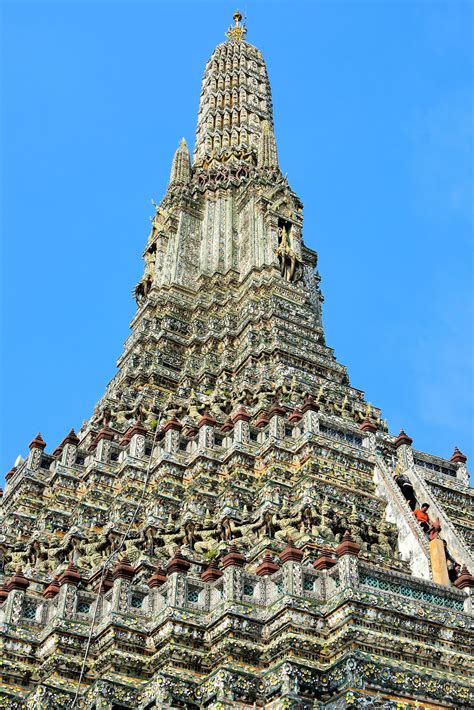 Main Tower or Prang of Wat Arun in Bangkok, Thailand - Encircle Photos