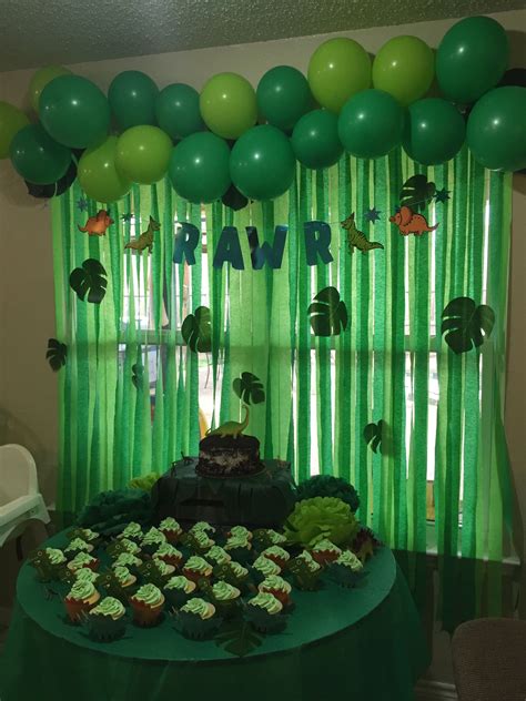 Awesome Dinosaur Birthday Decorations Ideas References - clowncoloringpages