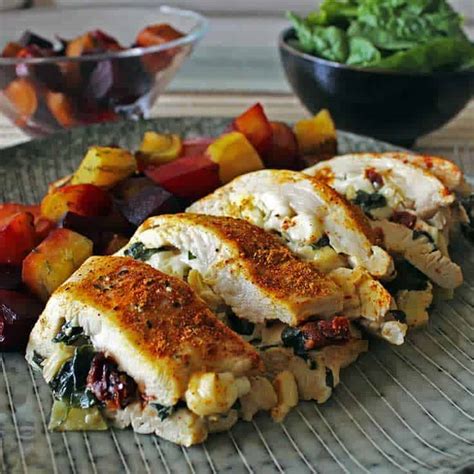 Healthy Stuffed Chicken Breast Recipe - Diabetes Strong