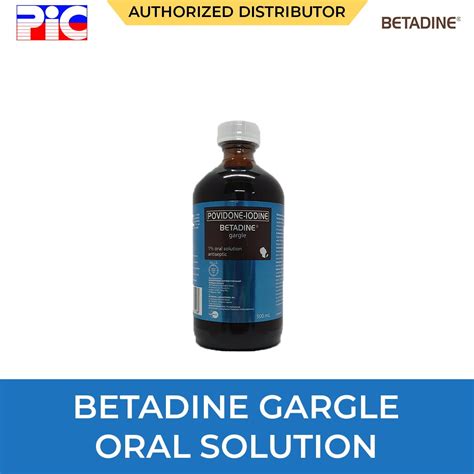 Betadine Gargle – Poroco Industries Corporation