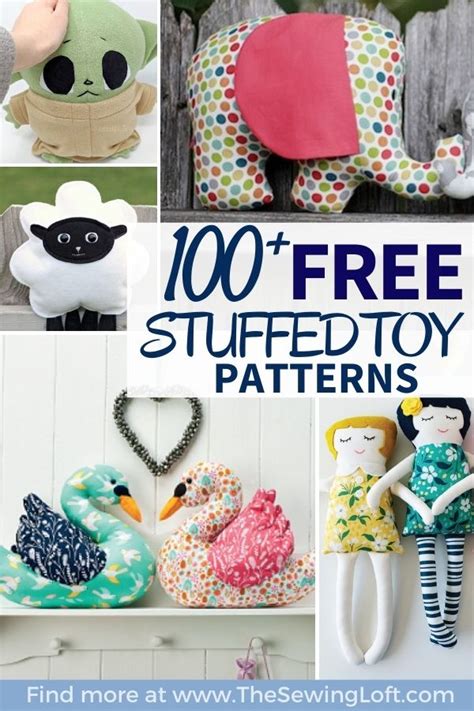 30+ Easy Stuffed Animal Patterns - KellaDominyk