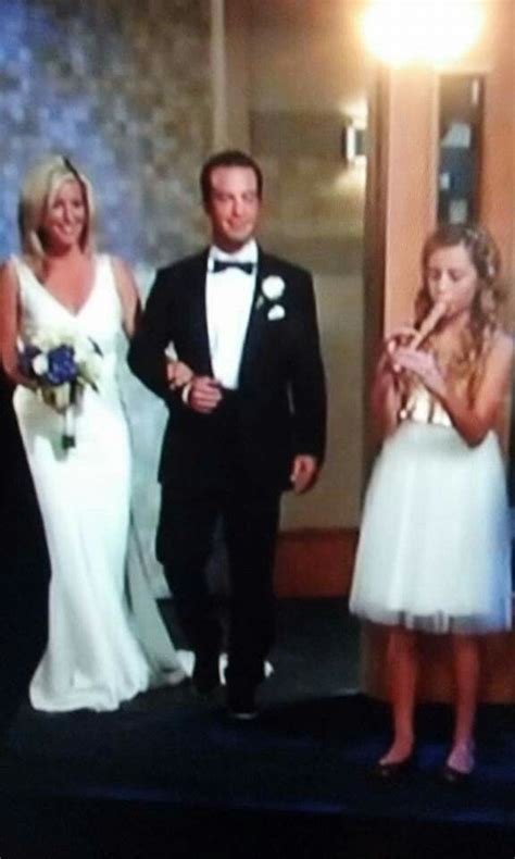 GH Carly in her wedding dress to wed Sonny. With her brother Lucas and ...