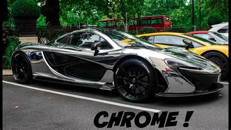 Chrome Mclaren P1 in london - YouTube